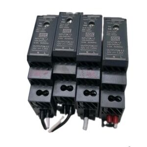 3pc MeanWell HDR-15-12 Power Supply IN 100-240VAC 0.5A 50/60Hz OUT 12V = 1.25A